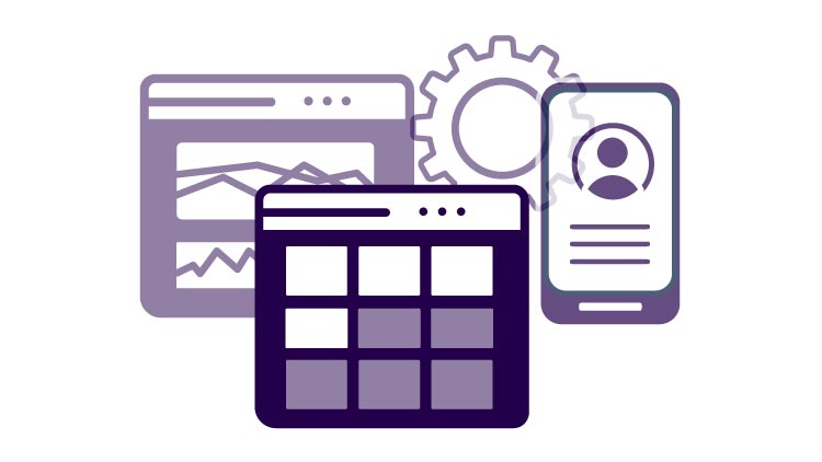 Handydisplay mit persönlichem Startdisplay neben zwei Anzeigen mit Ladekurve und Ladestand