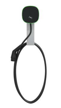 Wallbox mit Befestigung für Ladekabel